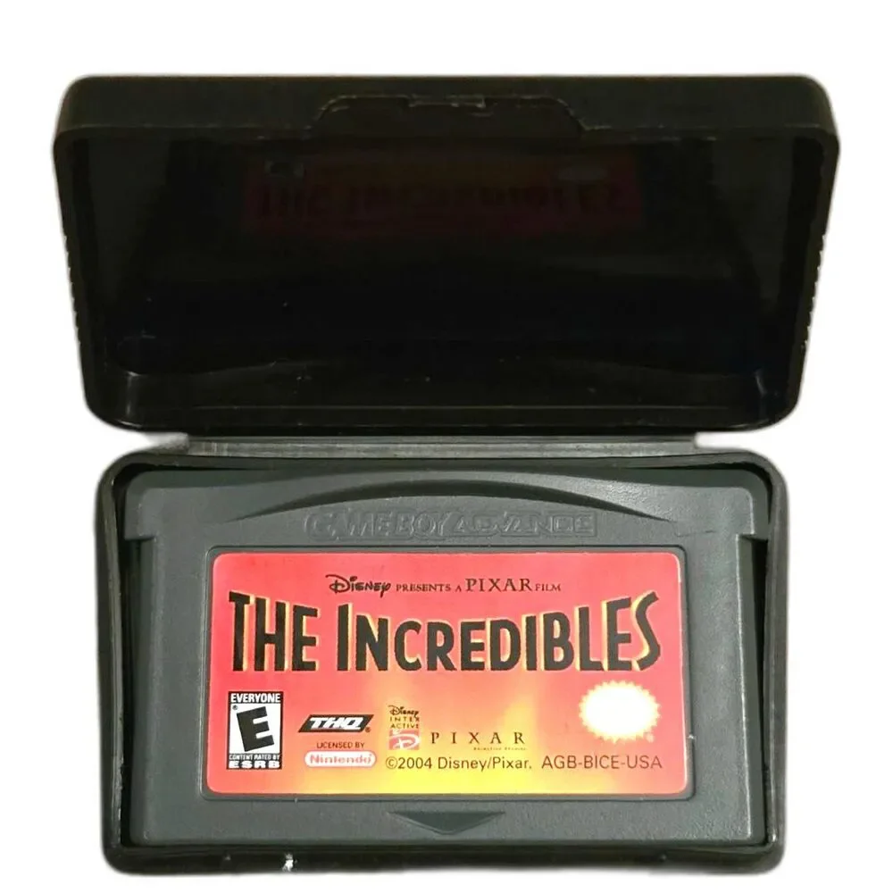 The Incredibles Nintendo Game Boy Advance GBA Cartridge Untested w/ Case